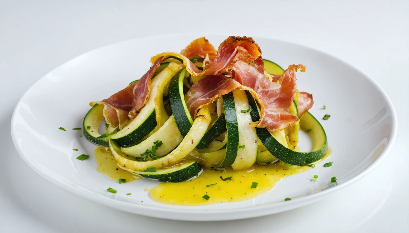 zucchine e speck